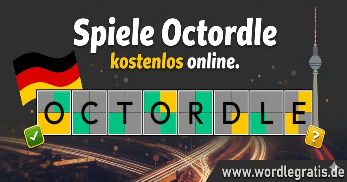 Octordle Wortspiel kostenlos online