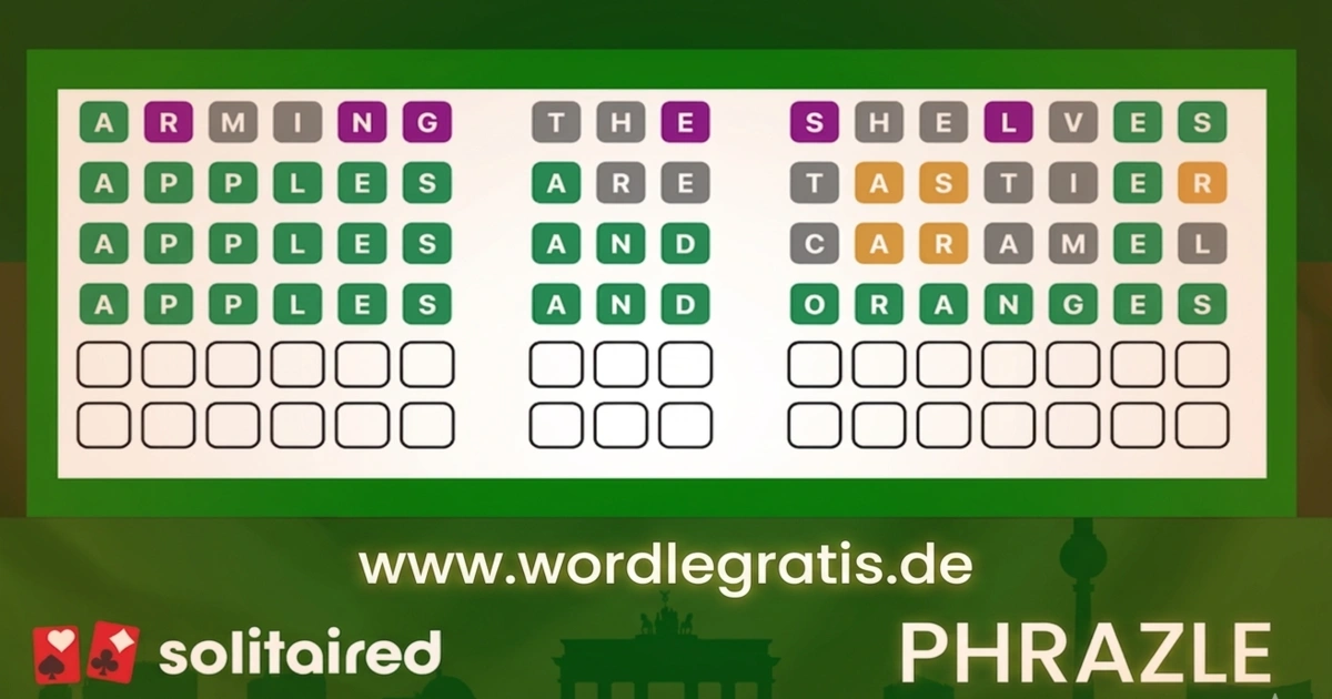 Phrazle kostenlos online spielen - Worträtsel
