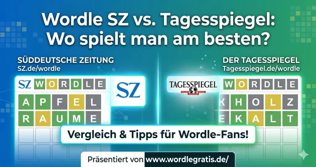 Wordle SZ vs Tagesspiegel